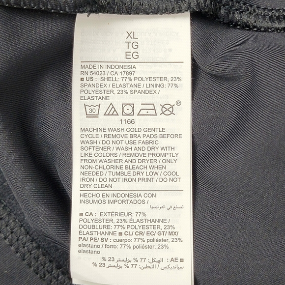 Old Navy Black PowerSoft Athletic Square Neck Dress With Shorts Sz XL NEW - Picture 11 of 14